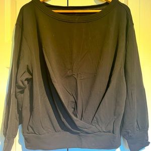 Lululemon sweat-shirt with front fold detail
